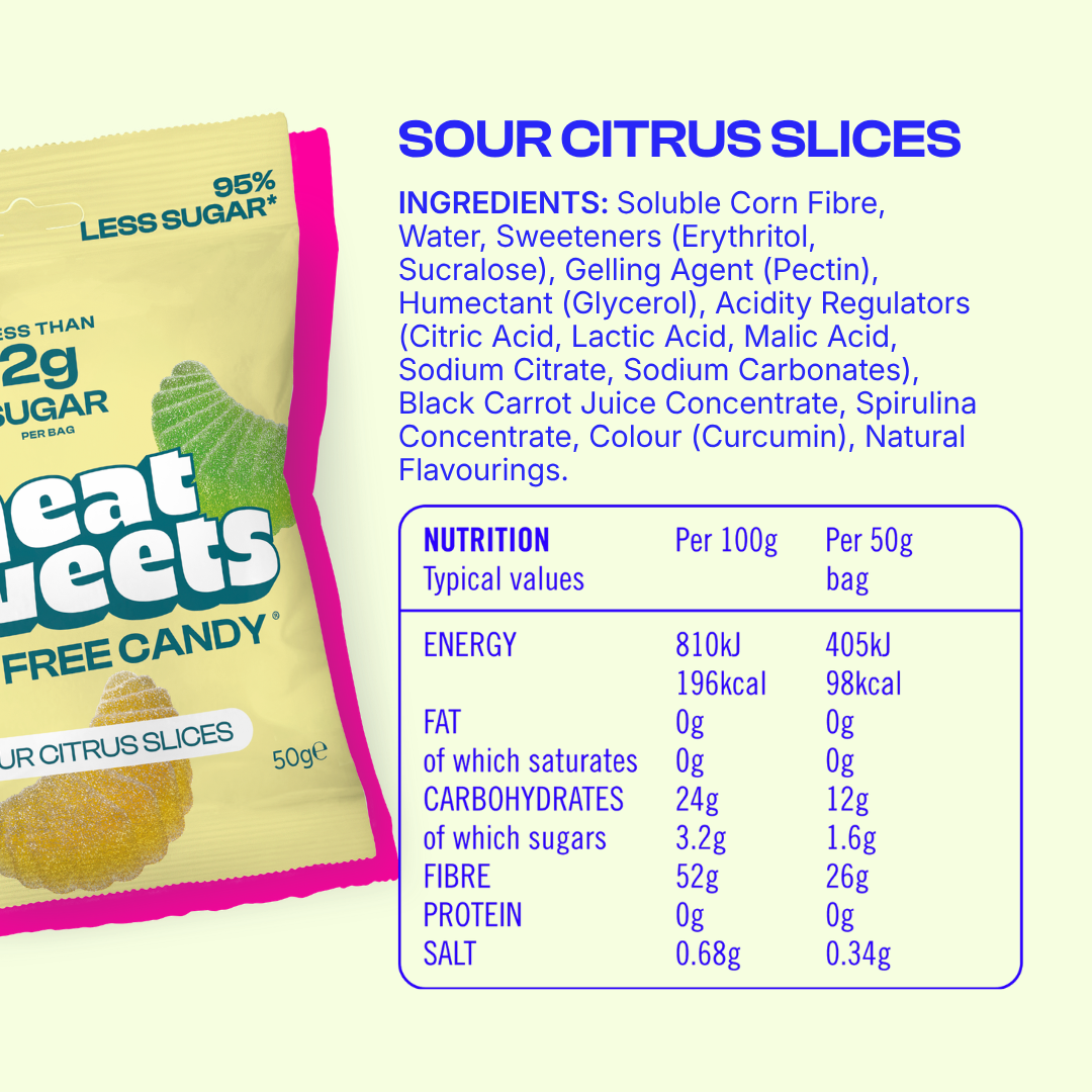 🍋 6x50g SOUR CITRUS SLICES [Crowd Fav🔥]