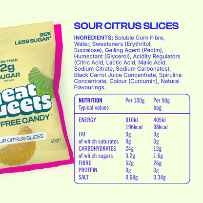 🍋 6x50g SOUR CITRUS SLICES [Crowd Fav🔥]